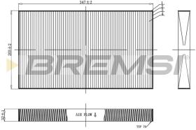  FC0954 - CABIN FILTER MERCEDES-BENZ