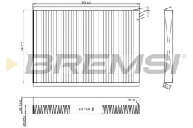  FC0962C - CABIN FILTER MERCEDES-BENZ