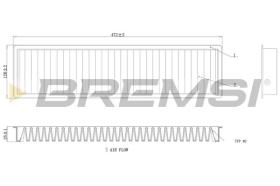  FC0986 - CABIN FILTER MINI