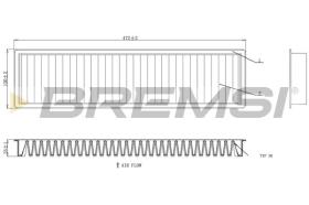  FC0986C - CABIN FILTER MINI