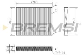  FC0993 - CABIN FILTER VW, AUDI