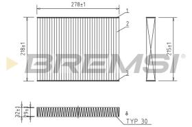  FC0993C - CABIN FILTER VW, AUDI, PORSCHE