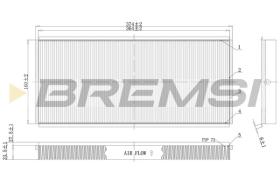  FC1335 - CABIN FILTER MERCEDES-BENZ, VW