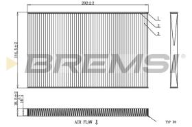  FC1404 - CABIN FILTER RENAULT