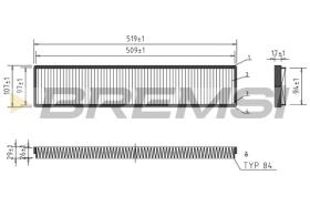  FC1535 - CABIN FILTER FORD, JAGUAR