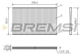  FC1537 - CABIN FILTER OPEL