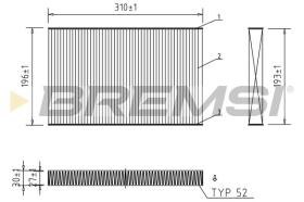  FC1549 - CABIN FILTER AUDI