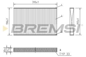  FC1549C - CABIN FILTER AUDI