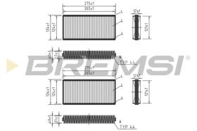  FC1551 - CABIN FILTER MERCEDES-BENZ, MAYBACH