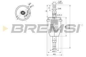  FE0034 - FUEL FILTER BMW, FIAT, FORD, RENAULT