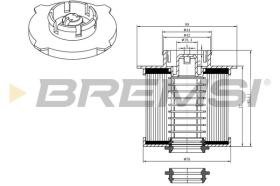  FE0042 - FUEL FILTER OPEL, CHEVROLET, CADILLAC