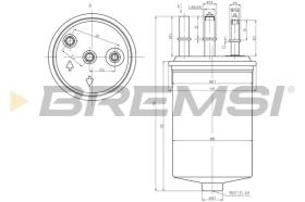  FE0048 - FUEL FILTER FORD, SSANGYONG, HYUNDAI