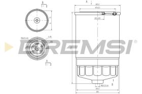  FE0053 - FUEL FILTER FIAT, FORD, RENAULT, OPEL