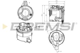  FE0058 - FUEL FILTER FORD, VOLVO, MAZDA