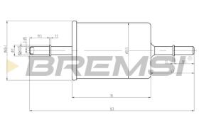  FE0062 - FUEL FILTER FIAT, OPEL, PEUGEOT, VW