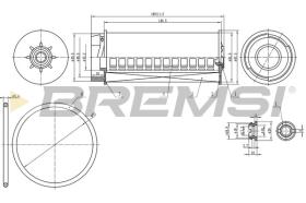  FE0334 - FUEL FILTER IVECO