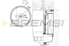  FE0356 - FUEL FILTER KIA, HYUNDAI