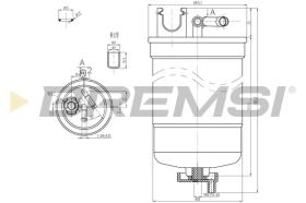  FE0369 - FUEL FILTER VW, SEAT, SKODA