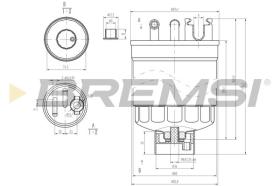  FE0371 - FUEL FILTER FORD, VW, SEAT