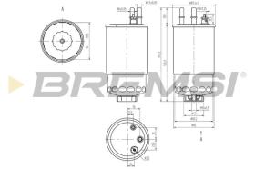  FE0373 - FUEL FILTER FIAT, PEUGEOT, CITROEN