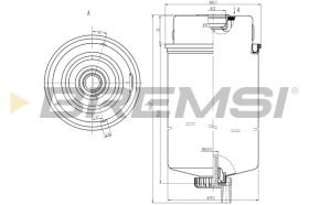  FE0387 - FUEL FILTER FORD, LTI