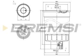  FE0789 - FUEL FILTER VW, AUDI, VOLVO