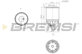  FE0801 - FUEL FILTER FIAT, NISSAN, PEUGEOT