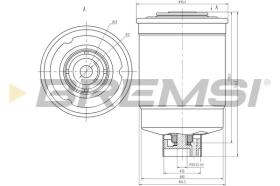  FE0814 - FUEL FILTER FORD, LDV