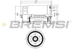  FE0822 - FUEL FILTER KIA, HYUNDAI