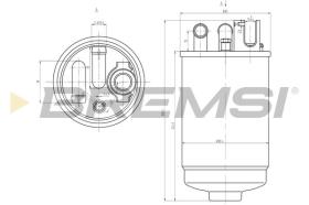  FE0829 - FUEL FILTER VW, AUDI, SKODA