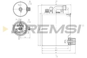  FE0836 - FUEL FILTER MERCEDES-BENZ