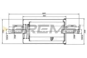  FE0841 - FUEL FILTER FIAT