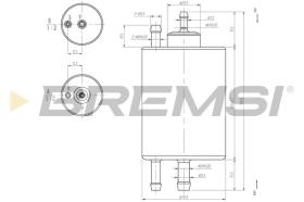  FE0847 - FUEL FILTER MERCEDES-BENZ, CHRYSLER