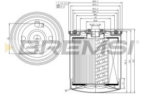  FE1312 - FUEL FILTER MERCEDES-BENZ, DAEWOO