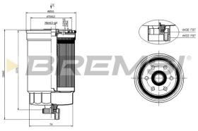  FE1402 - FUEL FILTER ALFA ROMEO