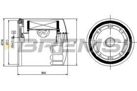  FE1497 - FUEL FILTER GRECAV, MICROCAR