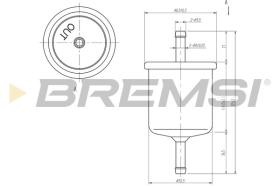  FE1514 - FUEL FILTER FORD, NISSAN, INFINITI