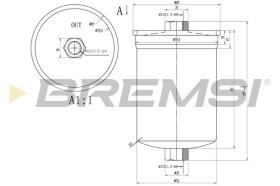  FE1519 - FUEL FILTER MERCEDES-BENZ, FERRARI