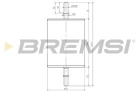  FE1885 - FUEL FILTER FORD