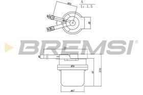  FE1889 - FUEL FILTER TOYOTA, VW, DAIHATSU