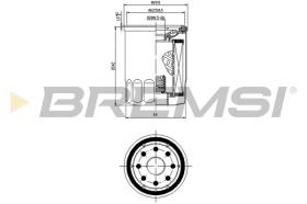  FL0025 - OIL FILTER HONDA, MAZDA