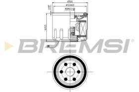  FL0141 - OIL FILTER FIAT, ALFA ROMEO, LANCIA