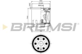  FL0145 - OIL FILTER MERCEDES-BENZ, RENAULT