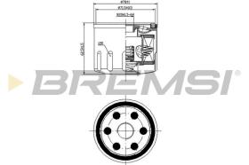  FL0277 - OIL FILTER FIAT, RENAULT, NISSAN, OPEL