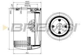  FL0285 - OIL FILTER FIAT, PEUGEOT, CITROEN