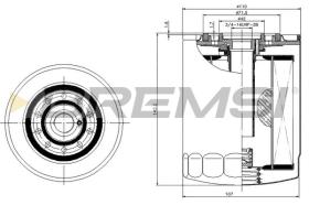  FL0297 - OIL FILTER FIAT, RENAULT, OPEL, LANCIA