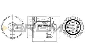  FL0709 - OIL FILTER VW, SKODA, SEAT