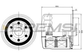  FL0710 - OIL FILTER TOYOTA