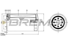  FL0758 - OIL FILTER IVECO