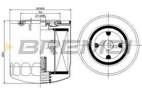  FL1295 - OIL FILTER FIAT, RENAULT, ALFA ROMEO